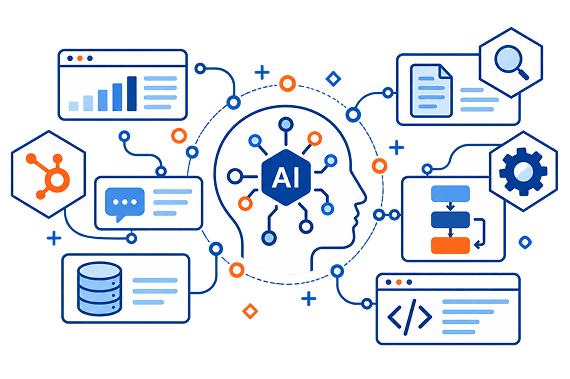 AI Integration Network Illustration 1